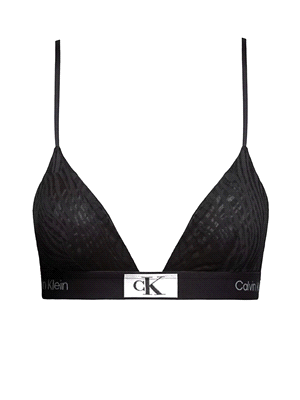 CALVIN KLEIN TRIANGLE UNLINED INTIMO DONNA Nero  ... 