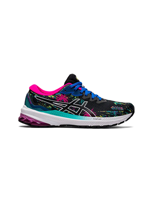 ASICS GT-1000 11 SCARPA RUNNING DONNA Nero Rosa ... 