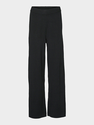 VERO MODA PANTALONI SABA MAGLIA PANTALONI DONNA Nero  ... 