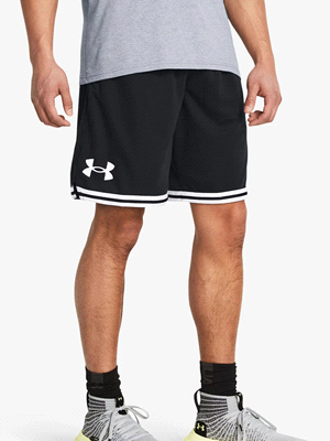 Gli Under Armour UA Perimeter sono shorts da basket realizzati con un robusto tessuto in maglia testurizzata, traspirante e ad asciugatura rapida. Presentano una vita elasticizzata con coulisse intern... 