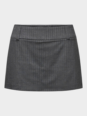 ONLY SKORT NOELIA PINSTRIPE GONNA DONNA Grigio  ... 