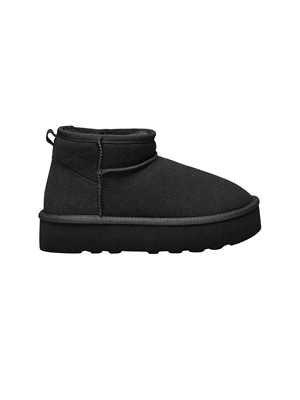 ONLY BOOT FELICIA TEDDY PLATFORM SCARPA MODA DONNA Nero  ... 