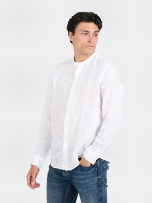 CAMICIA LINO COLLO KOREANO 