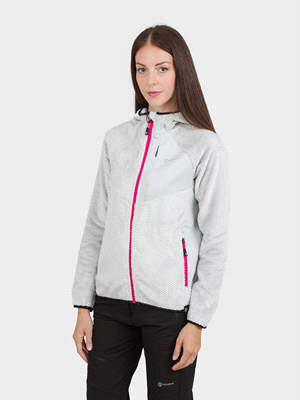 PILE RAISSA FULL ZIP CON CAPPUCCIO LADY 