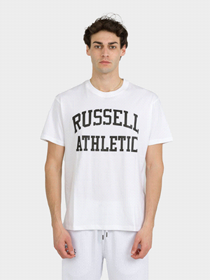 RUSSELL ATHLETIC T-SHIRT MANICA CORTA ICONICS T-SHIRTERIA UOMO Bianco  ... 