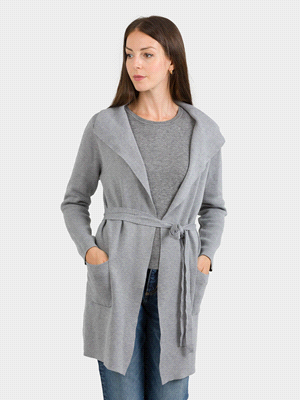 CARDIGAN CINTURA TASCHE 