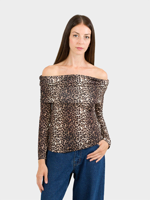 MAGLIA STAMPA ANIMALIER 