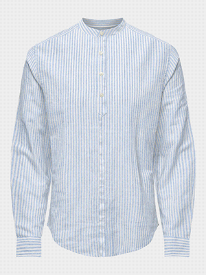 ONLY&SONS CAMICIA M/L CAIDEN CAMICIERIA UOMO Blu  ... 