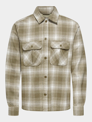 CAMICIA CEDRIC CHECK OVERSHIRT MANICA LUNGA 