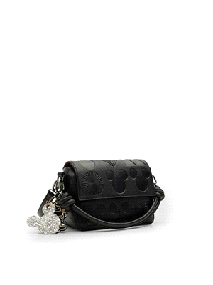 DESIGUAL BORSA TRACOLLA ALL MICKEY PHUKET MINI ACCESSORI DONNA Nero  ... 