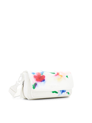 DESIGUAL BORSA TRACOLLA LIQUIDFLOWER HABANA ACCESSORI DONNA Bianco  ... 