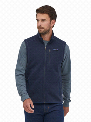 PATAGONIA GILET PILE BETTER SWEATER MAGLIERIA UOMO Blu  ... 