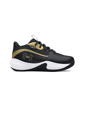 UNDER ARMOUR UA PS LOCKDOWN 7 SCARPA BASKET BAMBINO Nero  ... 