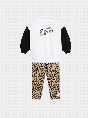 COMPLETO LEGGINGS FELPA ANIMALIER 