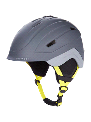 M. KINLEY CASCO FLYTE PRO HS-618 CASCO UOMO Grigio Giallo ... 