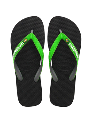 HAVAIANAS CIABATTA BRASIL MIX CIABATTA UOMO Nero Giallo ... 