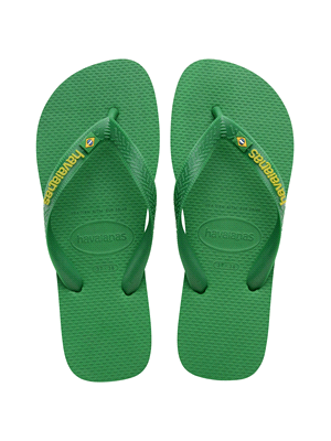 HAVAIANAS CIABATTA BRASIL LOGO NEON CIABATTA UOMO Verde  ... 