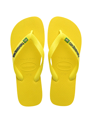 HAVAIANAS CIABATTA BRASIL LOGO NEON CIABATTA UOMO Giallo  ... 