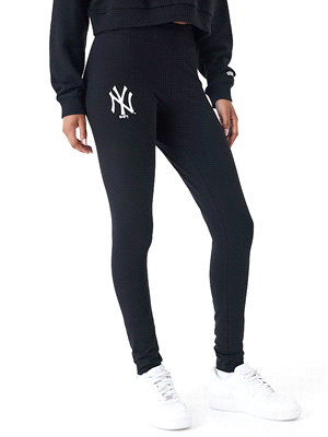 NEW ERA APPAREL WOMENS APPAREL - UPSTAIRS F PANTALONI DONNA Nero  ... 