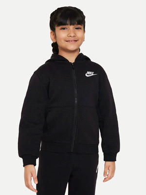 NIKE FELPA FZ CLUB FLEECE FELPERIA BAMBINO Nero  ... 