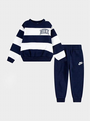 NIKE TUTA CLUB STRIPE TUTE BAMBINO Blu  ... 