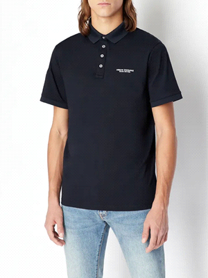 ARMANI EXCHANGE POLO SHIRT POLO UOMO Blu  ... 