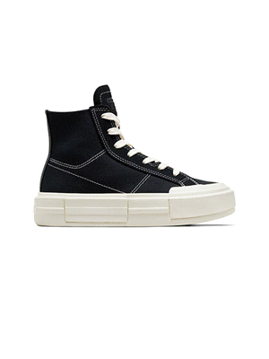 CONVERSE CTAS CRUISE HI BLACK/EGRET/BLACK SCARPA MODA DONNA Nero  ... 