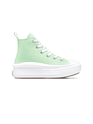 Le CONVERSE CHUCK TAYLOR ALL STAR MOVE da bambina sono sneakers iconiche con la patch Chuck Taylor sulla caviglia e targhetta con logo All Star. La tomaia è realizzata in tessuto, la fodera in mesh, m... 