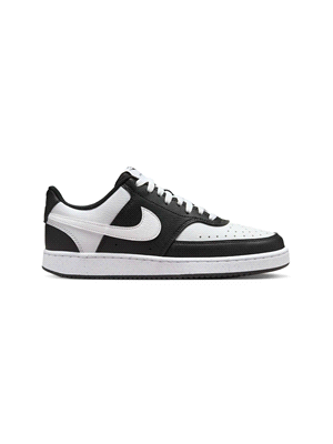 NIKE COURT VISION LOW NEXT NATURE W SCARPA MODA DONNA Nero Bianco ... 