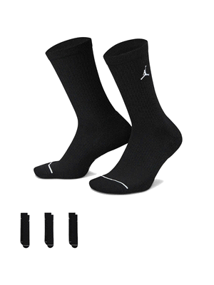 JORDAN EVERYDAY CREW SOCKS (3 PAIRS 