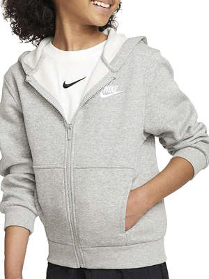 NIKE SPORTSWEAR CLUB FLEECE BIG KID FELPERIA BAMBINO Grigio  ... 