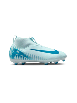 NIKE JR ZOOM SUPERFLY 10 ACAD FGMG SCARPA CALCIO BAMBINO Blu  ... 