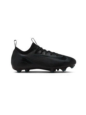 NIKE JR ZOOM VAPOR 16 ACADEMY FG/MG SCARPA CALCIO BAMBINO Nero  ... 