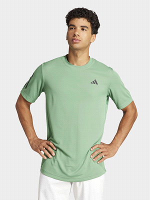 ADIDAS T-SHIRT CLUB 3STR TEE T-SHIRTERIA UOMO Verde  ... 