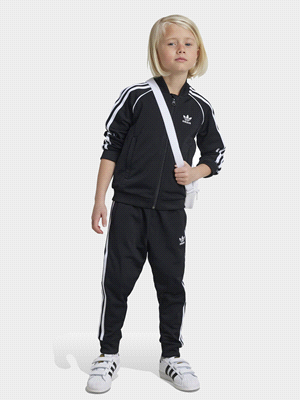 ADIDAS SST TRACKSUIT TUTE BAMBINO Nero  ... 