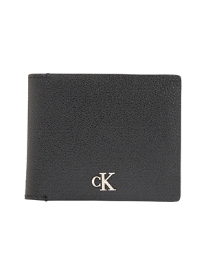 CALVIN KLEIN JEANS PORTAFOGLI MONO HDRW BIFOLD W/COIN ACCESSORI UOMO Nero  ... 