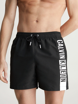 CALVIN KLEIN BOXER SCRITTA LATERALE BOXER UOMO Nero  ... 