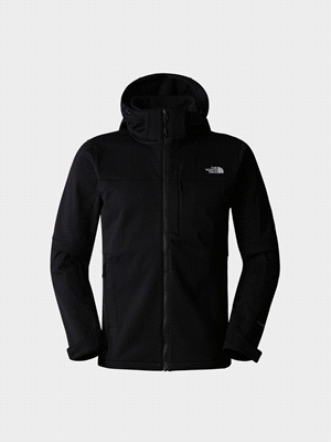 THE NORTH FACE M DIABLO SOFTSHELL DETACHABLE HOOD CAPOSPALLA UOMO Nero  ... 