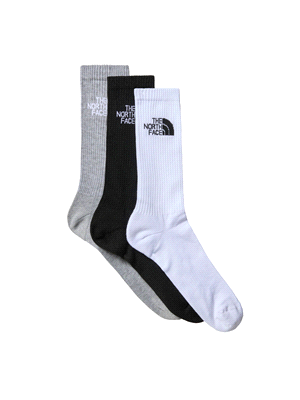 Il calzino è composto da 81% poliestere dal 16% di poliammide e dal 3% elastane. Articolo Unisex. THE NORTH FACE CALZA 3P SOCKS ACCESSORI UNISEX Nero Multicolore ... 