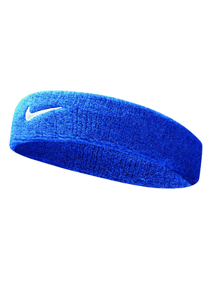 La fascia Nike Swoosh  è realizzata in morbido tessuto french terry che assorbe efficacemente il sudore, aiutandoti a rimanere concentrato in campo. Il logo ricamato sulla parte frontale regala un toc... 