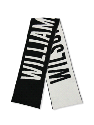 SCIARPA CON MAXI LOGO WILLIAMS 