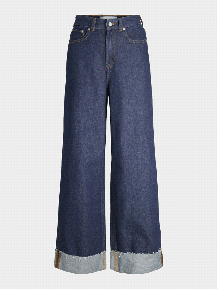 JJXX JEANS TOKYO WIDE RISVOLTO JEANS DONNA Blu  ... 