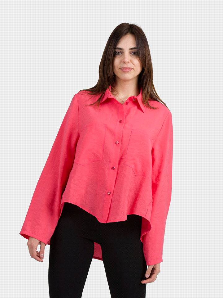 CAMICIA M/L TASCHE 