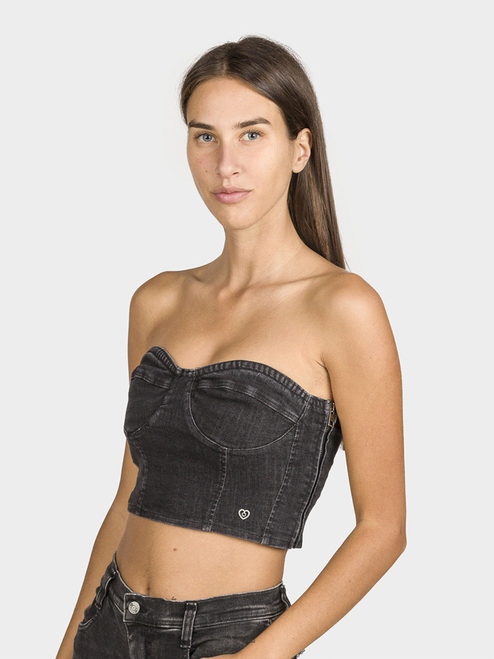 TOP DENIM COPPETTE 