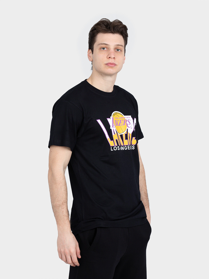 T-SHIRT MANICA CORTA RETRODOME NBA LA LAKERS 