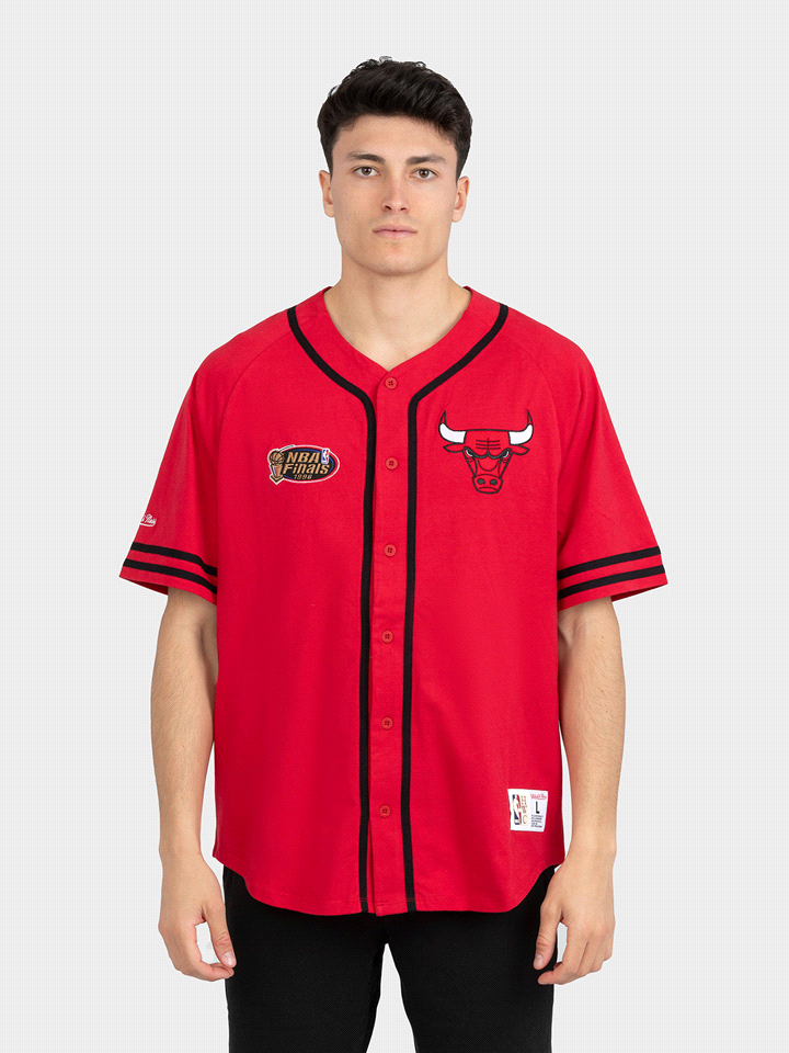 T-SHIRT MANICA CORTA BOTTONI CHICAGO BULLS 