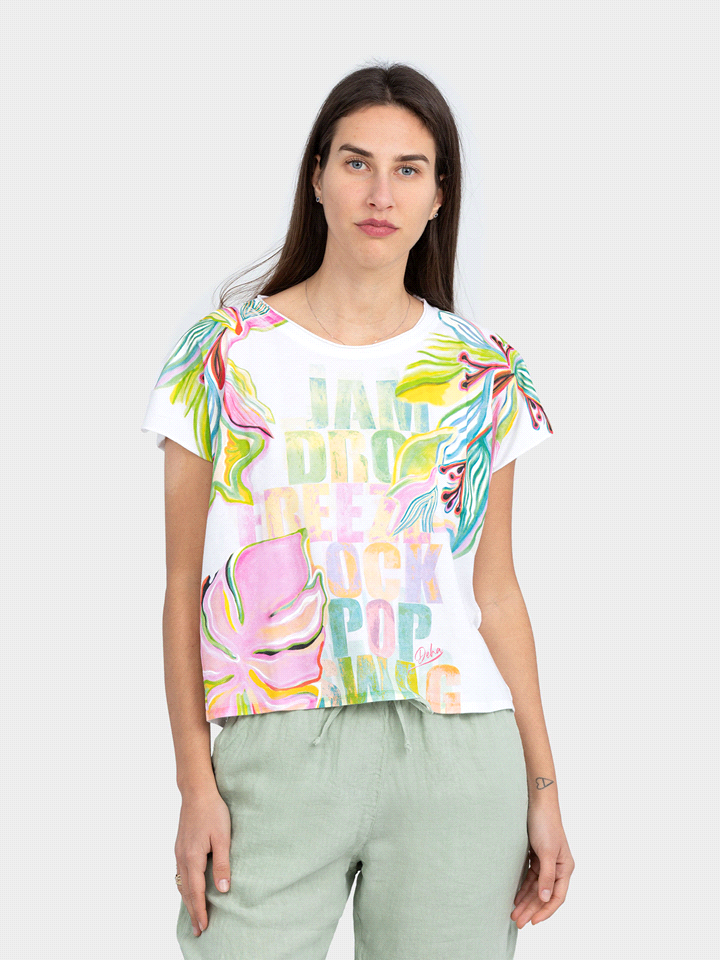 T-SHIRT FANTASIA FIORI 