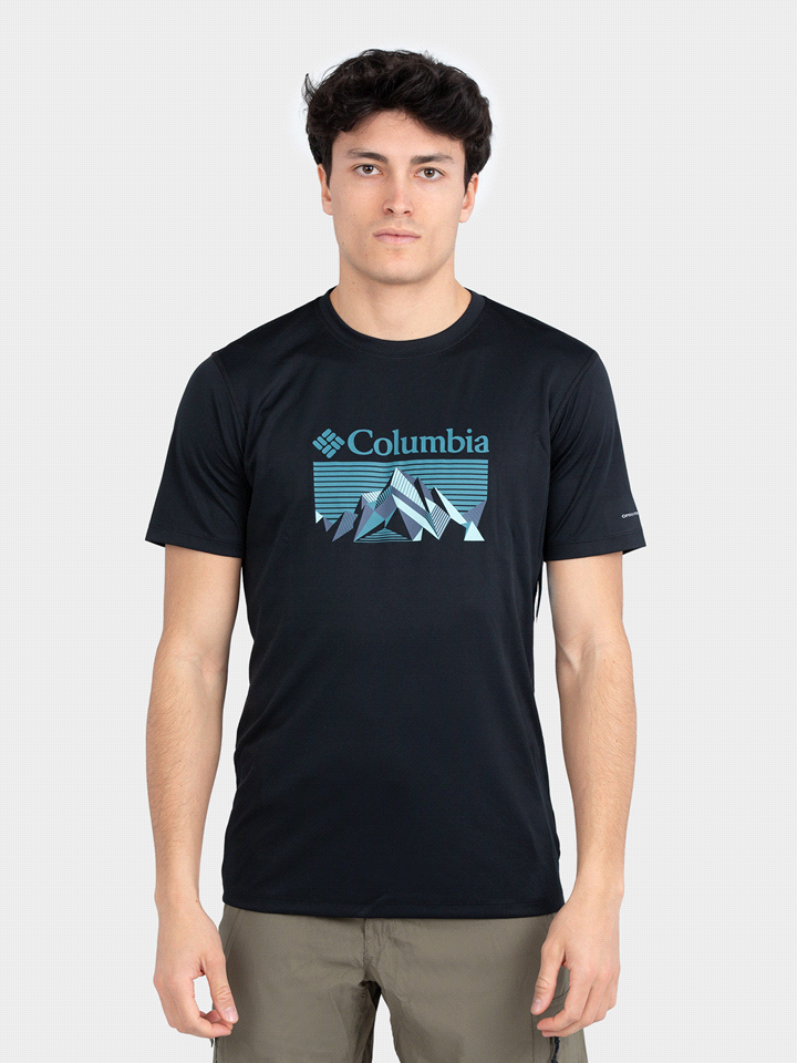 COLUMBIA T-SHIRT MANICA CORTA ZERO RULES T-SHIRTERIA UOMO Nero  ... 