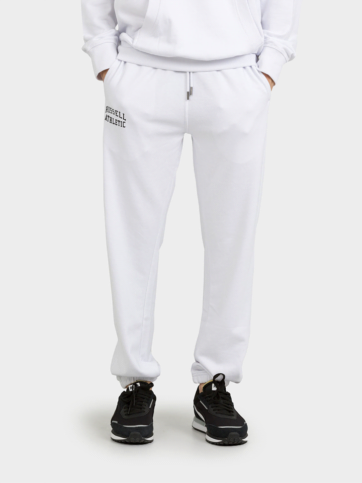 RUSSELL ATHLETIC PANTALONE FELPA ICONIC FELPERIA UOMO Bianco  ... 