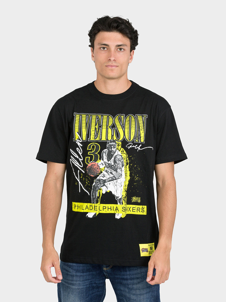 T-SHIRT MANICA CORTA NEON POP PLAYER IVERSON 